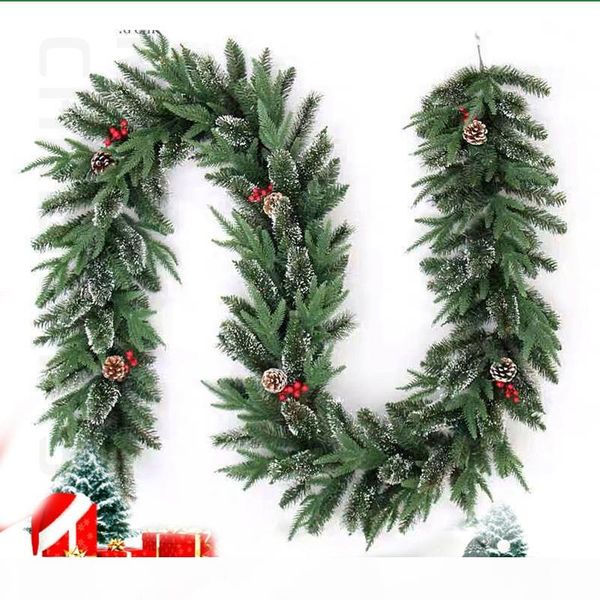 1 2.7m green leaf garland christmas tree decoration pvc artificial flower pine tree vine rattan for home party xmas decoration
1 2.7m green leaf garland christmas tree decoration pvc artificial flower pine tree vine rattan for home party xmas decoration