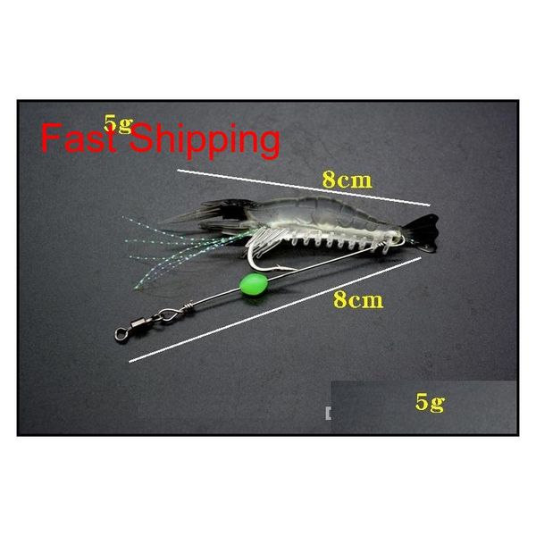 8cm 5g fishing lure simulation with hook luminous prawn soft bait shrimp road ya bait with luminous beads simulati qylapv hx_pack
8cm 5g fishing lure simulation with hook luminous prawn soft bait shrimp road ya bait with luminous beads simulati qylapv hx_pack