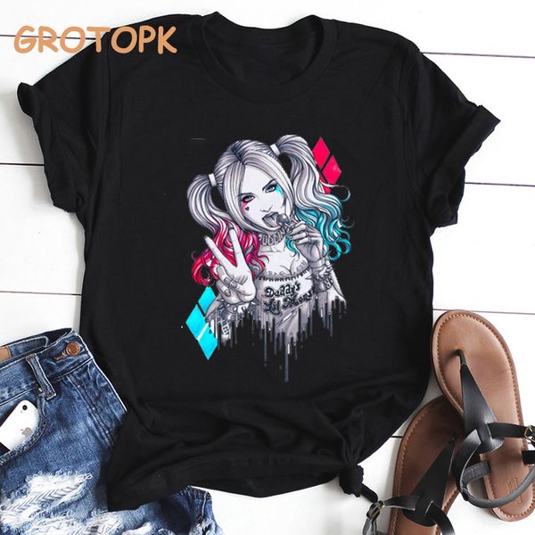 classic vintage harley quinn print women t shirt harajuku kawaii grunge aesthetic clothes female squad tshirt, White
classic vintage harley quinn print women t shirt harajuku kawaii grunge aesthetic clothes female squad tshirt, White