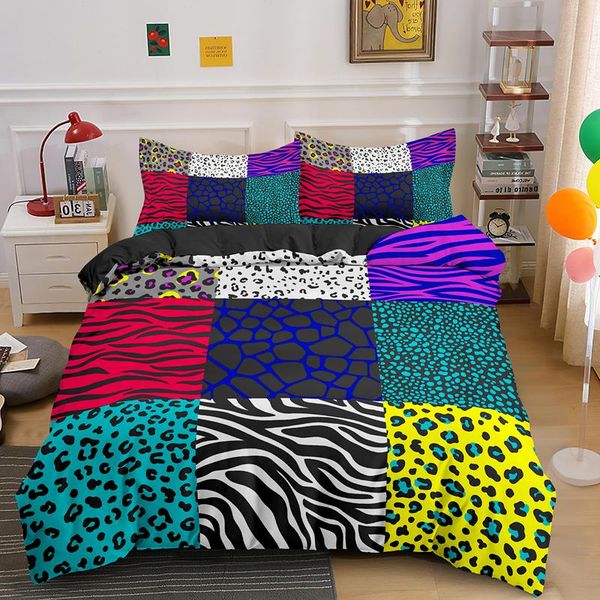 colorful leopard print bedding set nordic double duvet cover pillowcase 2/3pcs quilt bedclothes
colorful leopard print bedding set nordic double duvet cover pillowcase 2/3pcs quilt bedclothes
