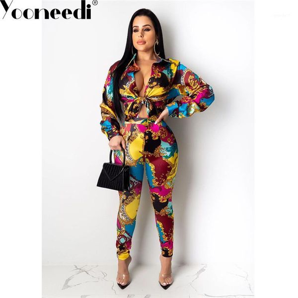 two piece dress yooneedi 2021 quality arrival 2pcs women set color print turn-down collar blouse long pants yc19561, White
two piece dress yooneedi 2021 quality arrival 2pcs women set color print turn-down collar blouse long pants yc19561, White