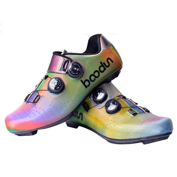 cycling footwear professional road shoes outdoor riding bicycle sneakers dazzle color ultralight breathable self-locking, Black
cycling footwear professional road shoes outdoor riding bicycle sneakers dazzle color ultralight breathable self-locking, Black