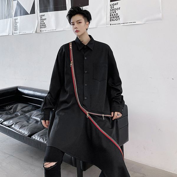 2020 men long sleeve loosey japanese male shirt streetwear hip dress shirts luy7, White;black
2020 men long sleeve loosey japanese male shirt streetwear hip dress shirts luy7, White;black