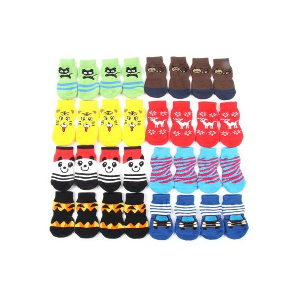 4pcs/set new puppy dog knit socks small dogs cotton anti-slip cat shoes indoor wear slip on paw protector w bbyttc
4pcs/set new puppy dog knit socks small dogs cotton anti-slip cat shoes indoor wear slip on paw protector w bbyttc