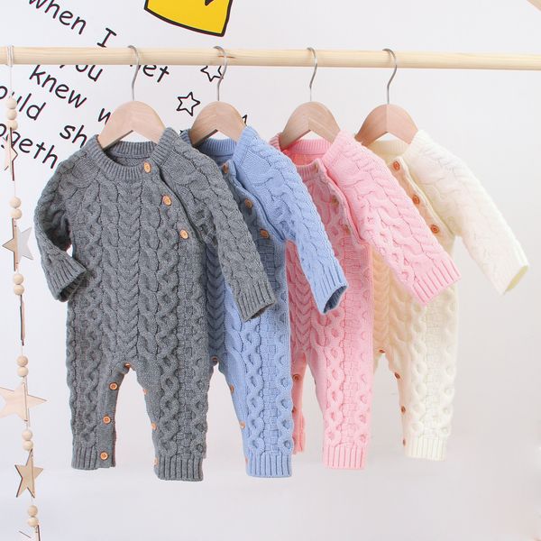 focusnorm winter autumn baby girls boys rompers long sleeve solid knit sweater warm jumpsuits 4 colors 201030, Blue
focusnorm winter autumn baby girls boys rompers long sleeve solid knit sweater warm jumpsuits 4 colors 201030, Blue