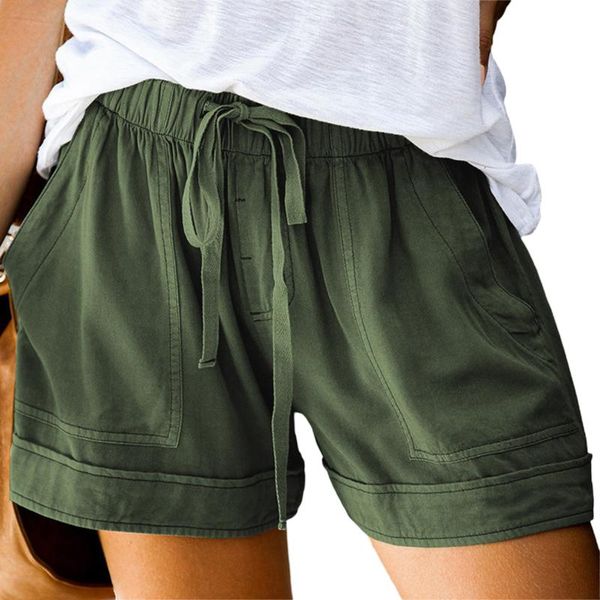 women's shorts 2021 women drawstring summer casual breathable elastic waist lounge mini with pockets, White;black
women's shorts 2021 women drawstring summer casual breathable elastic waist lounge mini with pockets, White;black