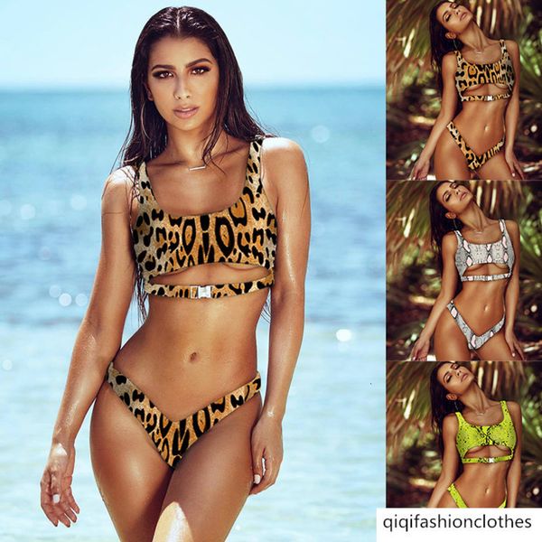 new leopard snake multi rope bikini split women's swimsuit, White;black
new leopard snake multi rope bikini split women's swimsuit, White;black