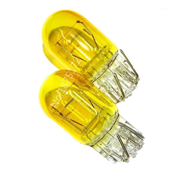 2pcs 580 7443 1891 w21/5w t20 w3x16q xenon hid 3000k yellow car light bulb 12v 21/5w double filament car light bulb1
2pcs 580 7443 1891 w21/5w t20 w3x16q xenon hid 3000k yellow car light bulb 12v 21/5w double filament car light bulb1