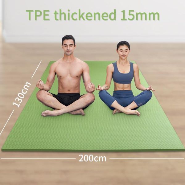 yoga mats yuren mat two person training exercise width 200cm * 130cm super thick 15mm tpe material large anti-slip1
yoga mats yuren mat two person training exercise width 200cm * 130cm super thick 15mm tpe material large anti-slip1