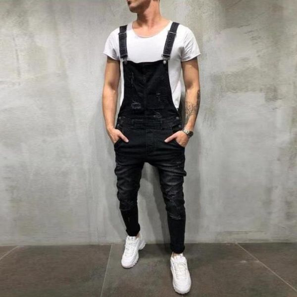 casual overalls jeans jumpsuits men's destroyed ripped button pokets fashion wear hole men denim suspender pants 2020 plus size, Blue
casual overalls jeans jumpsuits men's destroyed ripped button pokets fashion wear hole men denim suspender pants 2020 plus size, Blue