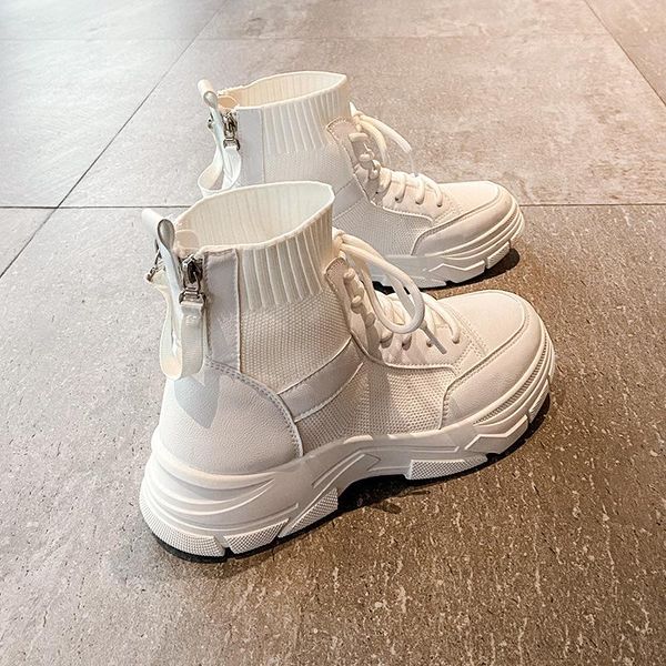 boots 2021 winter women ankle fashion brand comfortable sock ladies shoes lace up short woman white black 9h60
boots 2021 winter women ankle fashion brand comfortable sock ladies shoes lace up short woman white black 9h60