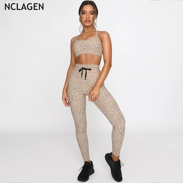 nclagen women sportwear high waist sport leggings set gym point printing fitness suit running push-up bra workout clothes, White;red
nclagen women sportwear high waist sport leggings set gym point printing fitness suit running push-up bra workout clothes, White;red
