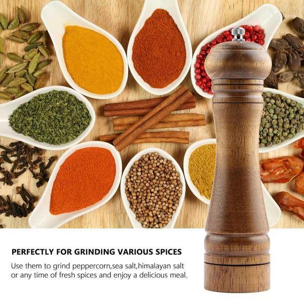 kitchen tools salt and pepper mill solid wood pepper mill strong durable adjustable ceramic grinder spices shaker1
kitchen tools salt and pepper mill solid wood pepper mill strong durable adjustable ceramic grinder spices shaker1