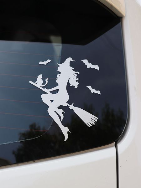 14.2*18.5cm bat car sticker flying broom witch vinyl decal cat black/silver zj4-0218
14.2*18.5cm bat car sticker flying broom witch vinyl decal cat black/silver zj4-0218