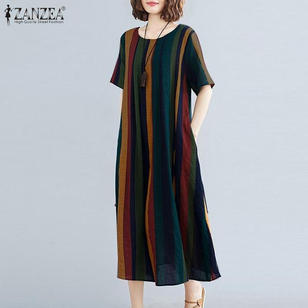 2020 summer striped party sundress zanzea casual o neck midi dress women short sleeve vintage vestidos female robe kaftan s 5xl, Black;gray
2020 summer striped party sundress zanzea casual o neck midi dress women short sleeve vintage vestidos female robe kaftan s 5xl, Black;gray