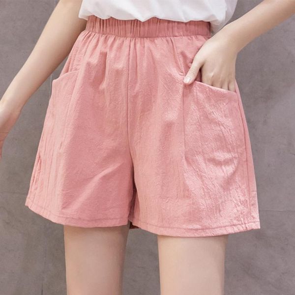 women's shorts cotton linen pocket women summer 2021 streetwear casual wide leg running gym sports short feminino, White;black
women's shorts cotton linen pocket women summer 2021 streetwear casual wide leg running gym sports short feminino, White;black