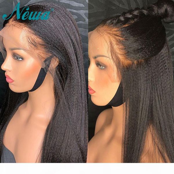newa hair yaki straight with baby hair brazilian remy hair italian yaki 150%pre plucked, Black
newa hair yaki straight with baby hair brazilian remy hair italian yaki 150%pre plucked, Black