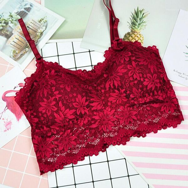 bras padded bralette deep v lace for women fashion wireless bra summer crop girls backless lingerie 4 colors1, Red;black
bras padded bralette deep v lace for women fashion wireless bra summer crop girls backless lingerie 4 colors1, Red;black