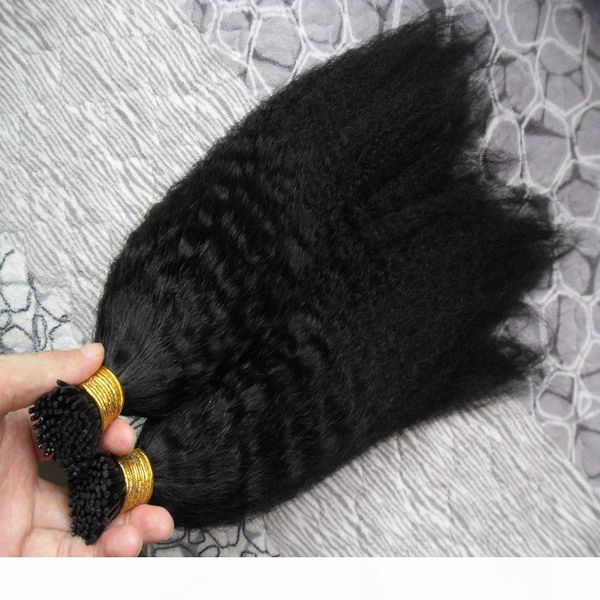 malaysian kinky straight hair 14" 16" 20" 24" fusion hair extensions 200g coarse yaki machine made remy i tip keratin pr, Black
malaysian kinky straight hair 14" 16" 20" 24" fusion hair extensions 200g coarse yaki machine made remy i tip keratin pr, Black