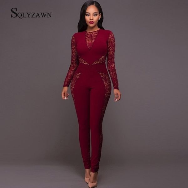 hollow out jumpsuits bodycon one piece long sleeve lace party club rompers womens long pants skinny jumpsuit overalls y200904, Black;white
hollow out jumpsuits bodycon one piece long sleeve lace party club rompers womens long pants skinny jumpsuit overalls y200904, Black;white