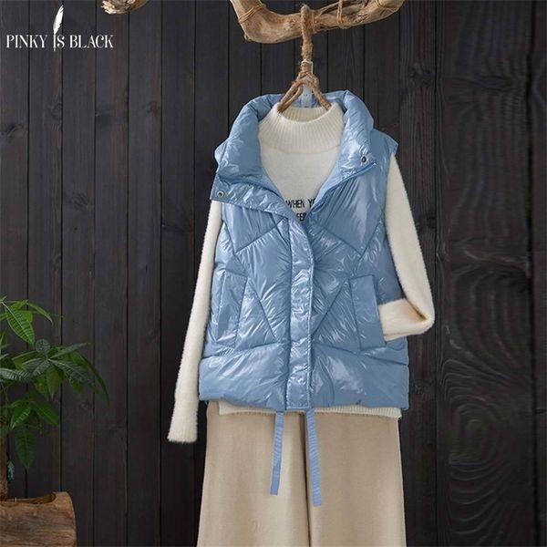 pinkyisblack new stand collar short vest women winter vests cotton padded jacket sleeveless female shinny winter waistcoat 201102, Black;white
pinkyisblack new stand collar short vest women winter vests cotton padded jacket sleeveless female shinny winter waistcoat 201102, Black;white