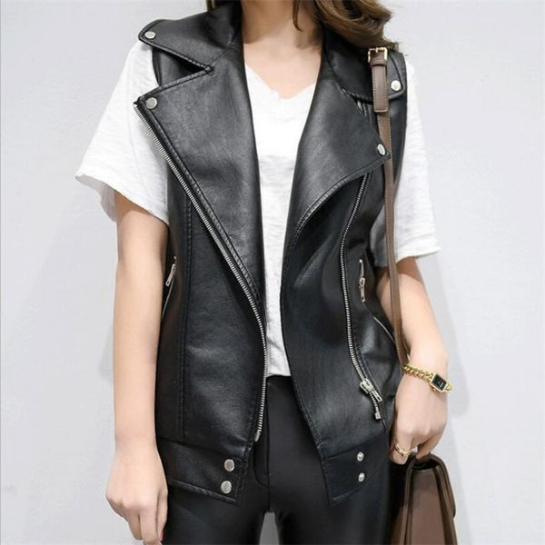 pu leather vests women slim fit casual motorcycle leather vest female 2019 new fashion sleeveless vest for women ds5050x1016, Black;brown
pu leather vests women slim fit casual motorcycle leather vest female 2019 new fashion sleeveless vest for women ds5050x1016, Black;brown