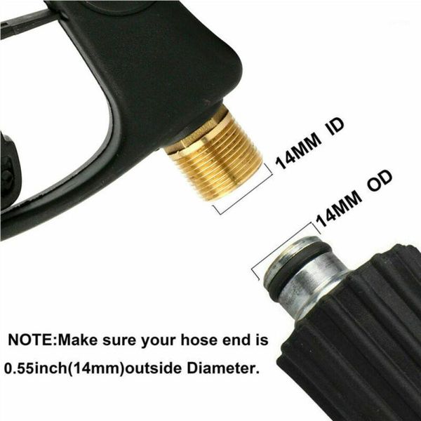 high pressure car power washer wand lance 5 spray nozzle tips hose kit standard 1/4" quick connection1
high pressure car power washer wand lance 5 spray nozzle tips hose kit standard 1/4" quick connection1
