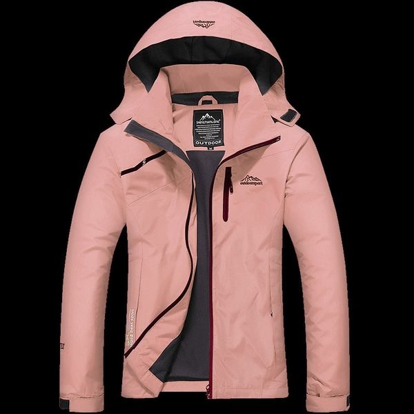 women's casual waterproof windproof jacket hooded coat spring autumn breathable tourism mountain windbreaker jackets female t200212, Black;brown
women's casual waterproof windproof jacket hooded coat spring autumn breathable tourism mountain windbreaker jackets female t200212, Black;brown