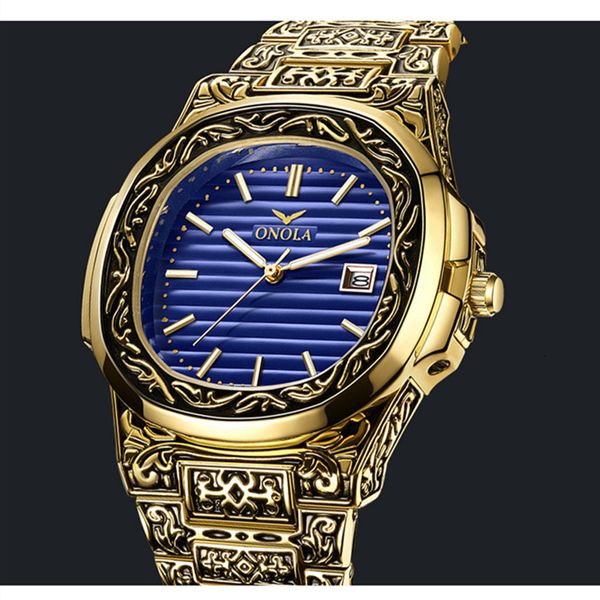 onola men's watch 2019 new fashion retro steel belt design quartz men's watch clock, Slivery;brown
onola men's watch 2019 new fashion retro steel belt design quartz men's watch clock, Slivery;brown