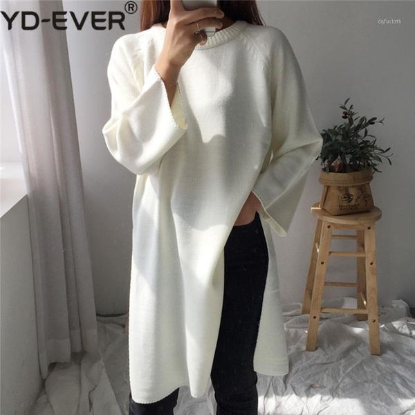 2020 new autumn winter women sweaters pullovers split minimalist elegant casual loose ladies women long sw29401, White;black 
2020 new autumn winter women sweaters pullovers split minimalist elegant casual loose ladies women long sw29401, White;black