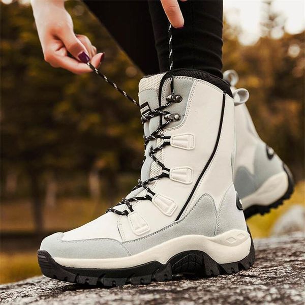 winter women boots waterproof fur warm snow boots female waterproof casual sneakers ladies climbing outdoor hiking shoes, Black
winter women boots waterproof fur warm snow boots female waterproof casual sneakers ladies climbing outdoor hiking shoes, Black