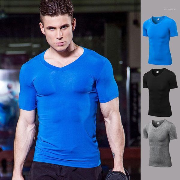 wanayou high elastic quick-drying men's fitness tee shirt,pro running training t-shirt,summer v-neck short sleeve exercise, Black;blue
wanayou high elastic quick-drying men's fitness tee shirt,pro running training t-shirt,summer v-neck short sleeve exercise, Black;blue