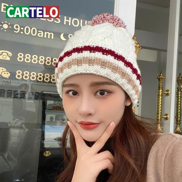 beanie/skull caps winter korean women's knitted hats plus velvet thick earmuffs all-match fashion trendy student cold and warm hood wom, Blue;gray
beanie/skull caps winter korean women's knitted hats plus velvet thick earmuffs all-match fashion trendy student cold and warm hood wom, Blue;gray