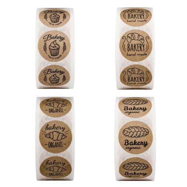 500pcs/roll round kraft paper bakery stickers seal labels handmade scrapbooking decoration stationery
500pcs/roll round kraft paper bakery stickers seal labels handmade scrapbooking decoration stationery