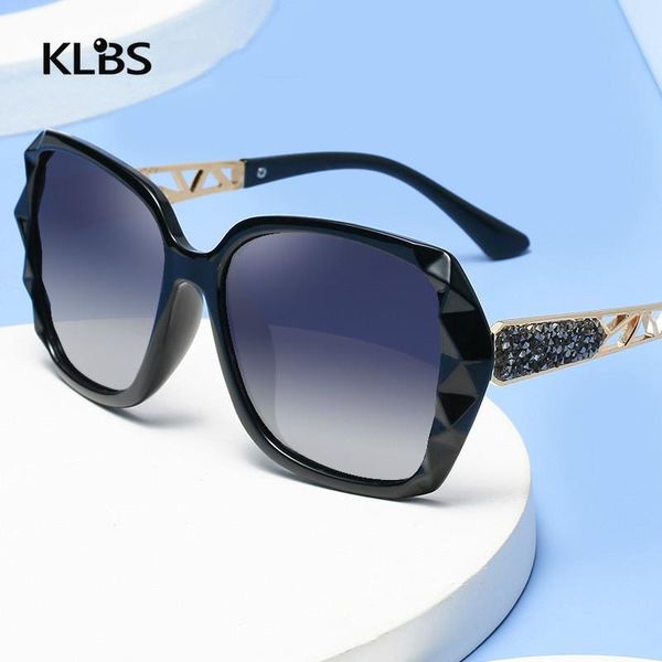 

sunglasses ladies high-end fashion polarizer anti-uv glasses wholesale, White;black