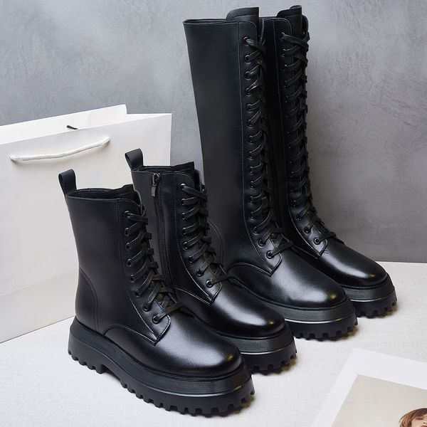 2021 brand new fashion genuine leather ins chunky heels platform motorcycles boots shoes women leather lady footwear, Black
2021 brand new fashion genuine leather ins chunky heels platform motorcycles boots shoes women leather lady footwear, Black