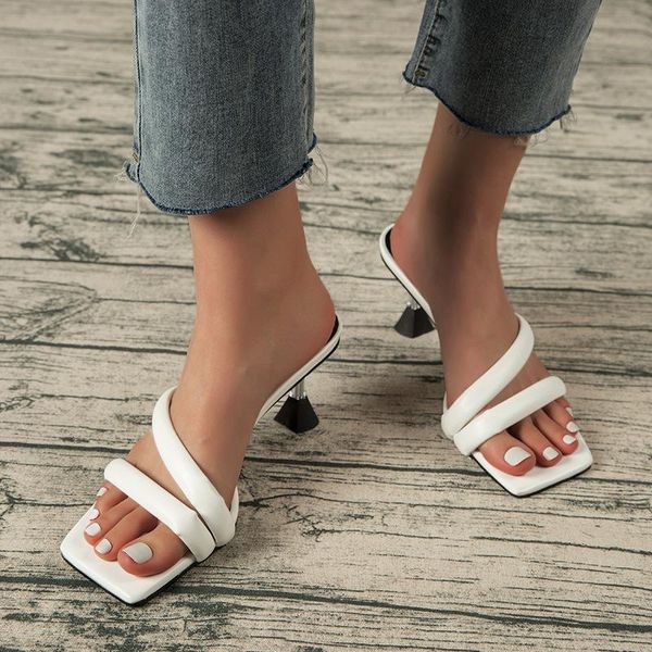 new women summer outdoor sandal high square heel flip flop ladies women slipper elegant slides shoes size 43, Black
new women summer outdoor sandal high square heel flip flop ladies women slipper elegant slides shoes size 43, Black