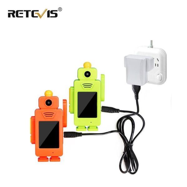 retevis rt34 walkie talkie children 2.4g micro usb charging children's video walkie-talkies resolution 240x320 smart camera