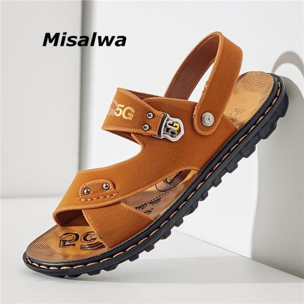 sandals misalwa fashion men pu leather slippers double editions hand sewn summer durable shoes basic casual shoes1, Black
sandals misalwa fashion men pu leather slippers double editions hand sewn summer durable shoes basic casual shoes1, Black