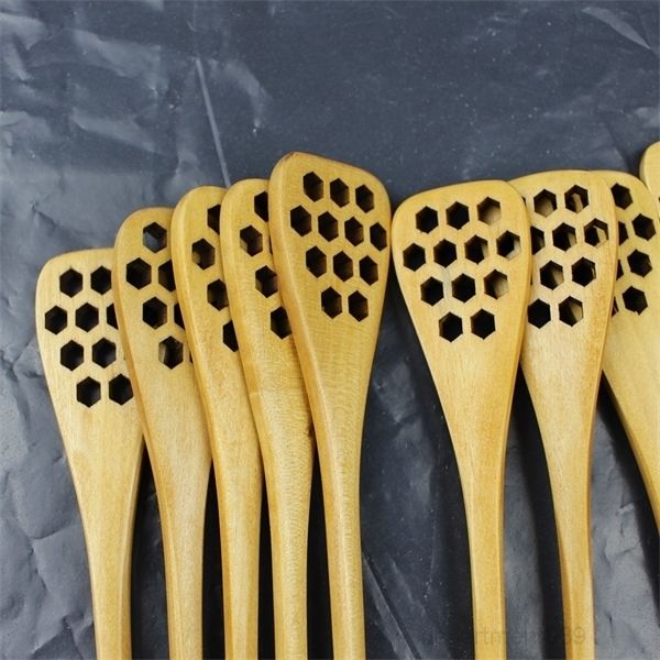 a-new 10pcs honeycomb stirring spoon for hollow design kitchen stick stirrer wooden tableware long handle honey dipper
a-new 10pcs honeycomb stirring spoon for hollow design kitchen stick stirrer wooden tableware long handle honey dipper