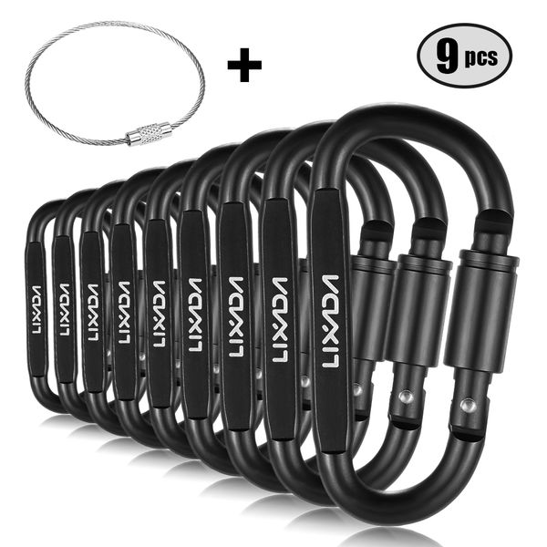 lixada 9 pcs survival d-ring блокировка карабин-клип набор винт замок висит крюк пряжки карабин кемпинг лазара
lixada 9 pcs survival d-ring блокировка карабин-клип набор винт замок висит крюк пряжки карабин кемпинг лазара