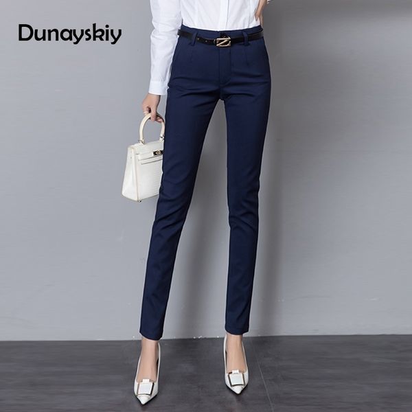 dunayskiy women spring solid high waist skinny slim pants formal ol style female work wears pants trousers with button zippers y200114, Black;white
dunayskiy women spring solid high waist skinny slim pants formal ol style female work wears pants trousers with button zippers y200114, Black;white