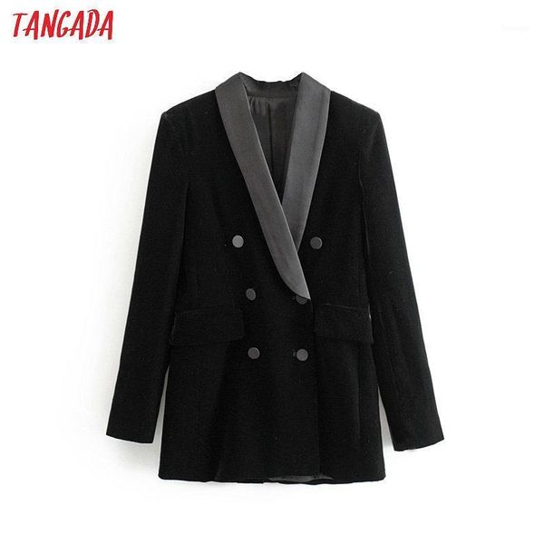 tangada women winter black velvet suit jacket long sleeve elegant ladies vintage blazer coat 3h3011, White;black
tangada women winter black velvet suit jacket long sleeve elegant ladies vintage blazer coat 3h3011, White;black