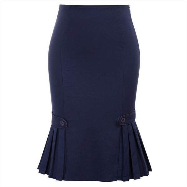 women skirts retro solid knee length slim skirt elegant hips wrapped bbutton bodyon pencil office lady work skirts, Black
women skirts retro solid knee length slim skirt elegant hips wrapped bbutton bodyon pencil office lady work skirts, Black