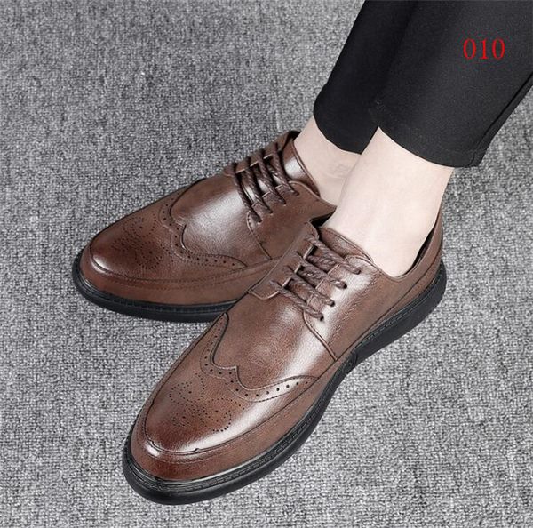 brand men formal business brogue shoes men's leather dress shoes male casual leather wedding party loafers plus size, Black
brand men formal business brogue shoes men's leather dress shoes male casual leather wedding party loafers plus size, Black