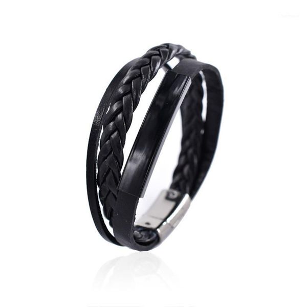 men's braided leather bracelets armband in black color with magnetic elegent bracelet for man wholesale1, Golden;silver
men's braided leather bracelets armband in black color with magnetic elegent bracelet for man wholesale1, Golden;silver