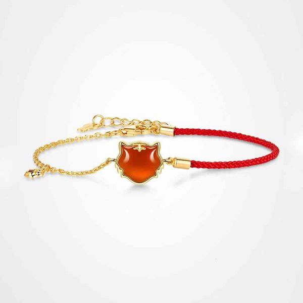 bracelet year's zodiac is tiger red agate bracelet. new s925 silver ins minority hand decoration gift, Golden;silver
bracelet year's zodiac is tiger red agate bracelet. new s925 silver ins minority hand decoration gift, Golden;silver
