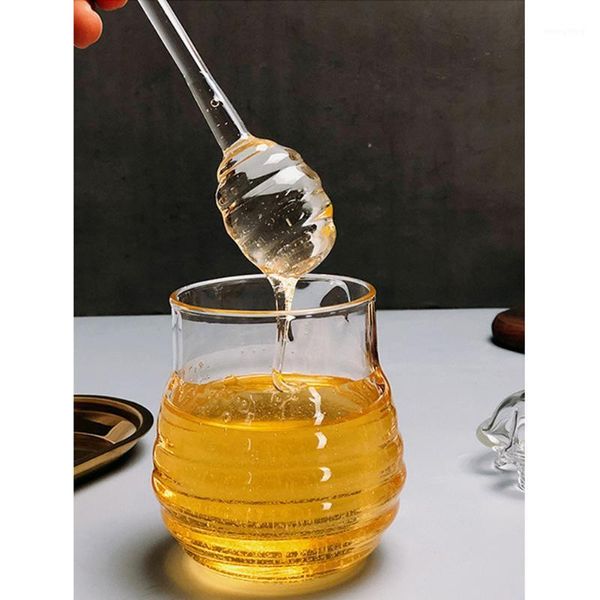 245ml/265ml crystal glass honey jars juice bottle heat-resistant borosilicate glass honey pot container with lid1
245ml/265ml crystal glass honey jars juice bottle heat-resistant borosilicate glass honey pot container with lid1