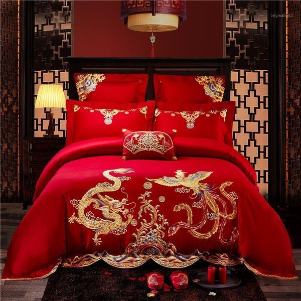 39 cotton chinese dragon phoenix wedding bedding set embroidery duvet cover bed sheet king size 4/6/7pcs1
39 cotton chinese dragon phoenix wedding bedding set embroidery duvet cover bed sheet king size 4/6/7pcs1