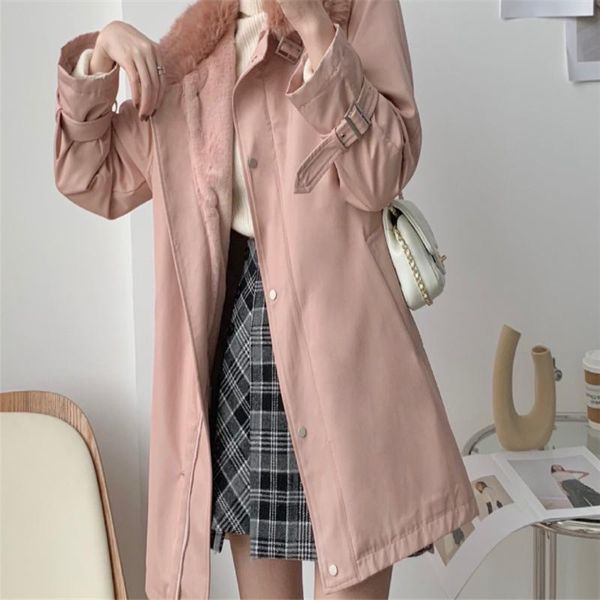 women's trench coats 2021 winter lady temperament korean version of high temperature stereotyped long-sleeved windshield, Tan;black
women's trench coats 2021 winter lady temperament korean version of high temperature stereotyped long-sleeved windshield, Tan;black